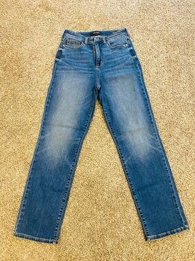 Womens Judy Blue High rise straight leg jeans 5/27
